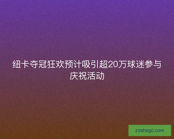 纽卡夺冠狂欢预计吸引超20万球迷参与庆祝活动